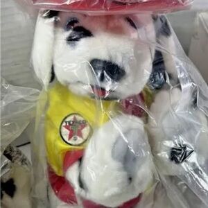 Vintage Texaco Fire Chief Plush dog